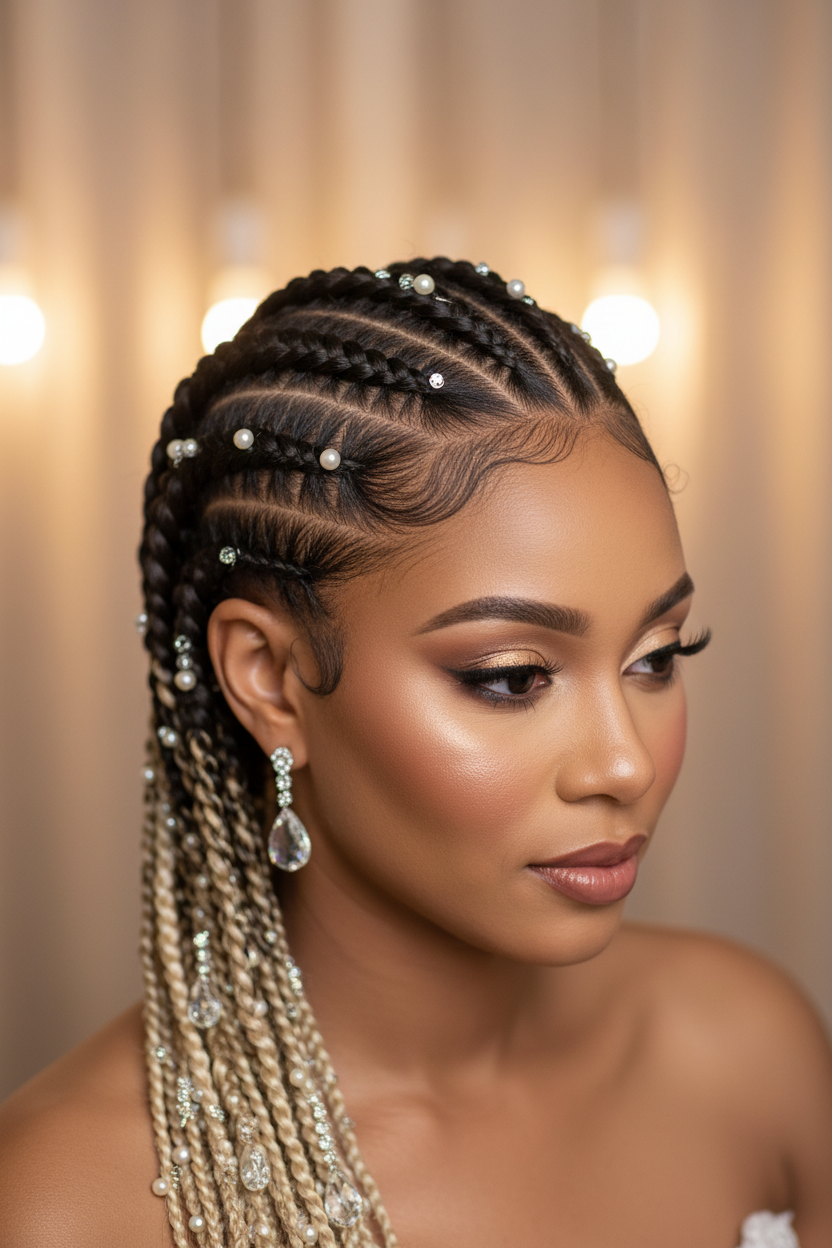 Sophisticated Bridal Braiding